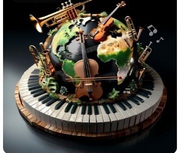 Middle School Students At Music Class